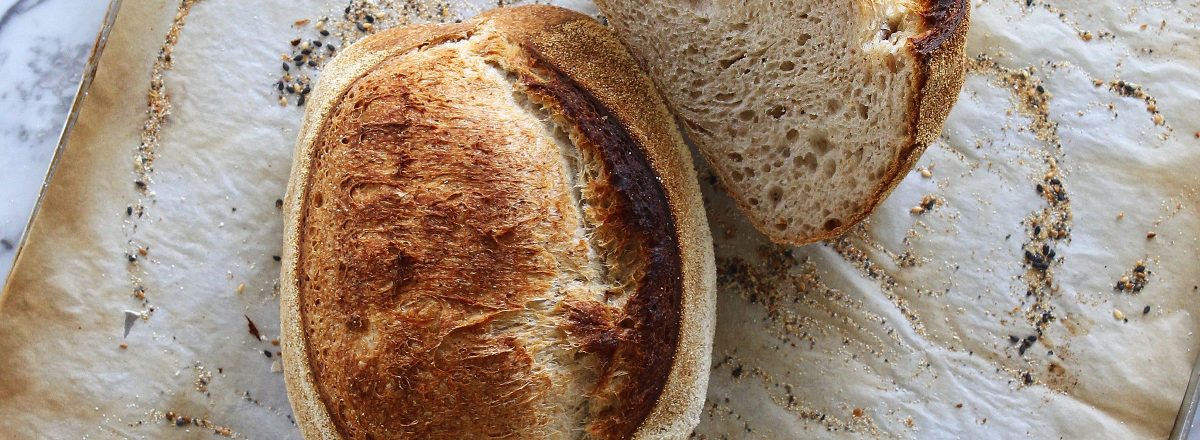 Šviesi bemielė duona Sourdough 500g